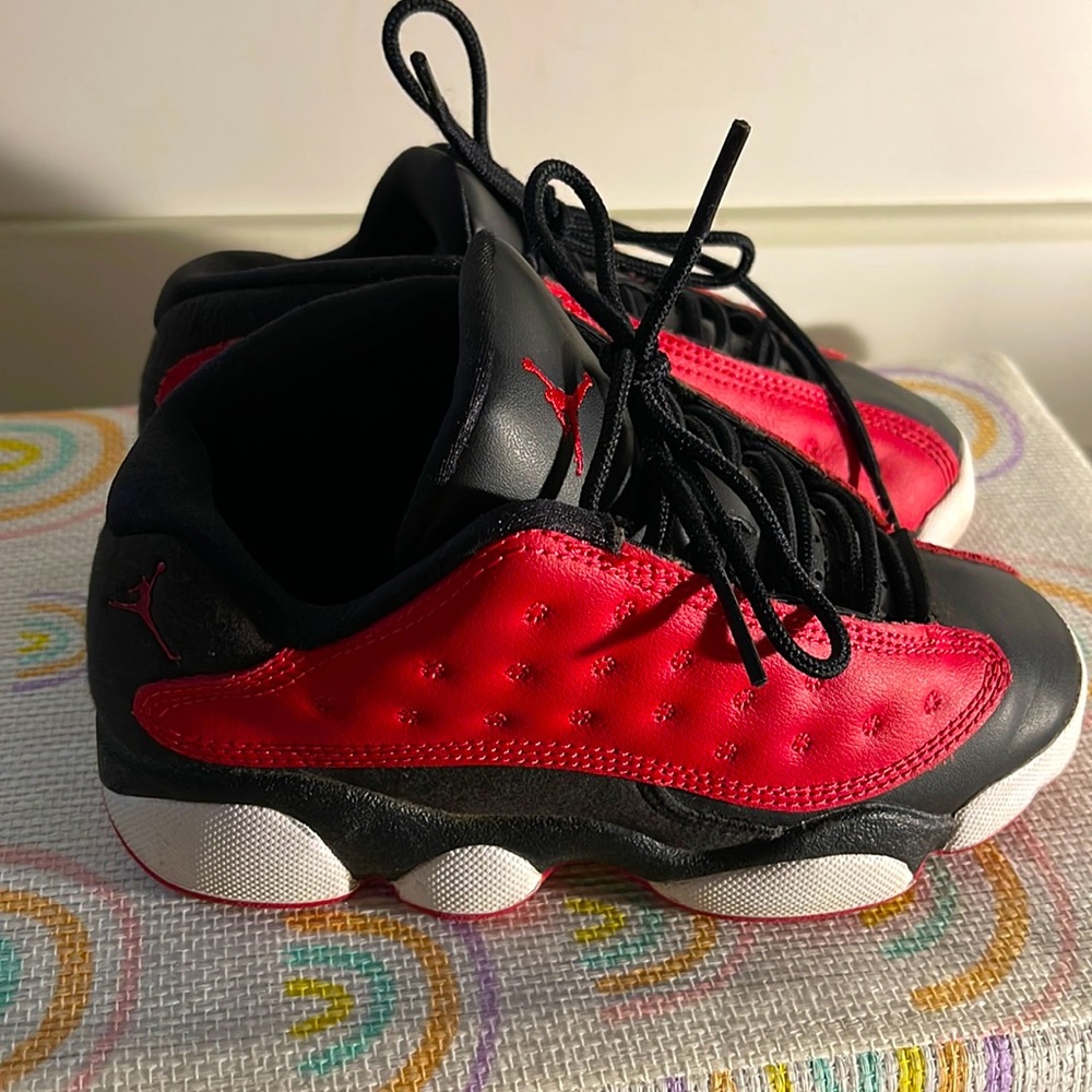 Fusion Red & Black Jordans size 12.5c Worn once! Great condition 👌🏽